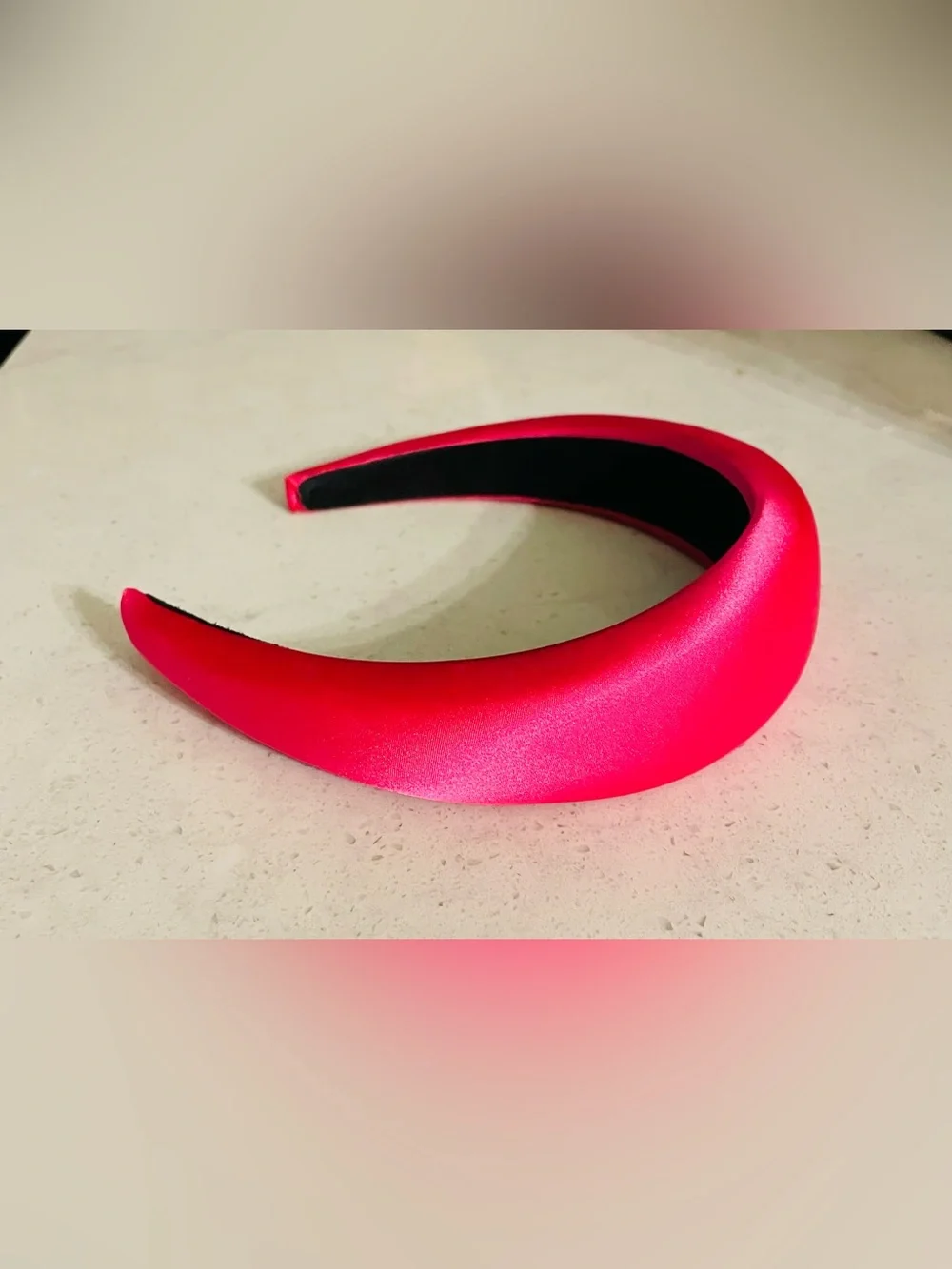 Padded Hot Pink Headband - Women Accessories